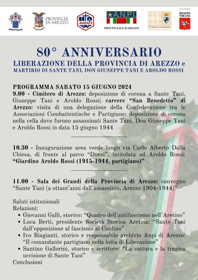 80° Anniversario Liberazione della Provincia di Arezzo - Acli Arezzo (AR)