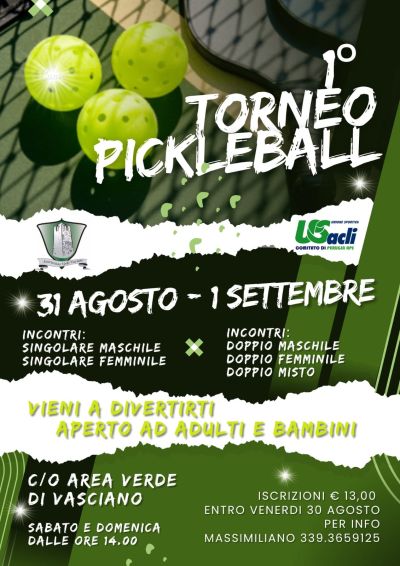 1° Torneo di Pickleball - US Acli Perugia (PG)