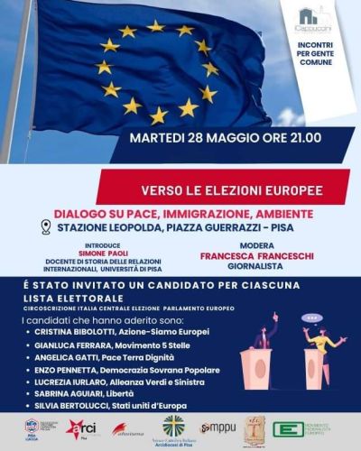 Verso le Elezioni Europee: Dialogo su Pace, Immigrazione, Ambiente - Acli Pisa e Lucca