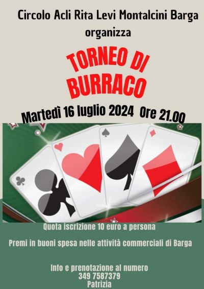 Torneo di Burraco - Circolo Acli Barga (LU)