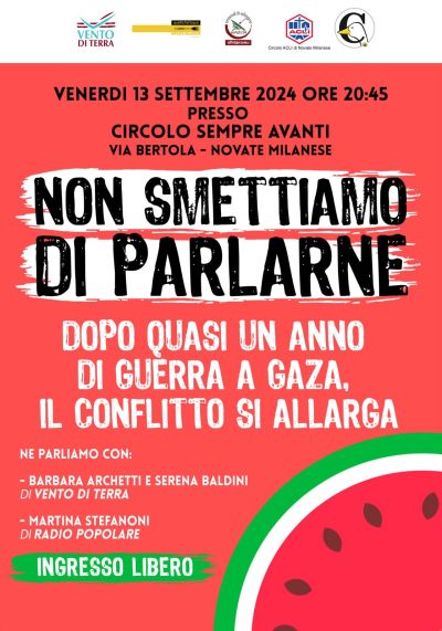 Non smettiamo di parlare - Circolo Acli Novate Milanese (MI)