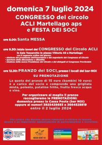 Congresso del Circolo e Festa dei Soci - Circolo Acli Martellago (VE)