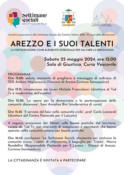 Arezzo i e suoi talenti - Acli Arezzo (AR)