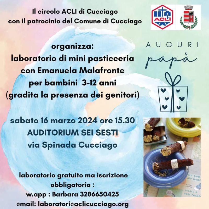 Laboratorio di mini pasticceria - Circolo Acli Cucciago (CO)