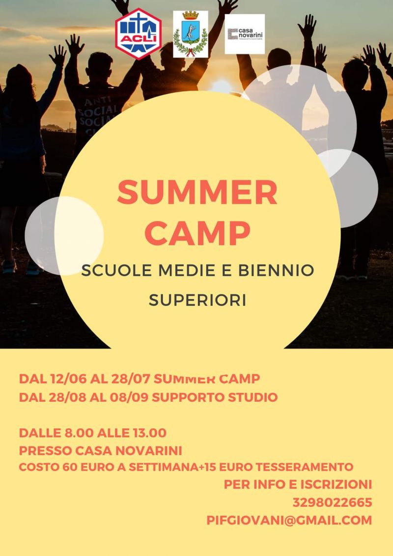 Summer Camp - Acli Verona e Circolo Acli 
