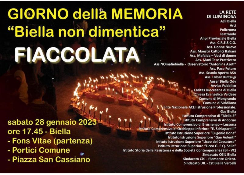 Giorno della Memoria - Acli Biella (BI)