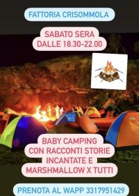 Baby camping con racconti, storie incantate e marshmallow per tutti - Fattoria Crisommola aff. Acli Napoli (NA)