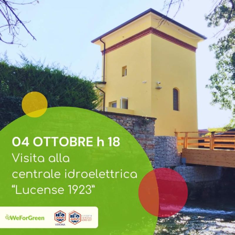 Visita alla centrale idroelettrica &quot;Lucense 1923&quot; - Acli Verona e Circolo Acli Verona Nord Est (VR)