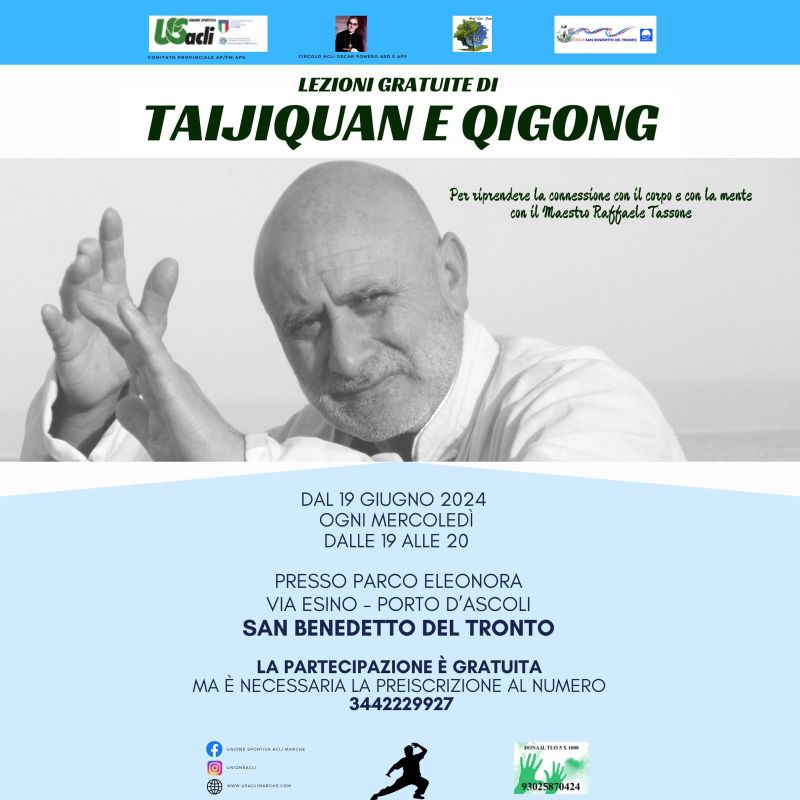 Lezioni Gratuite di Taijiquan e Qigong - US Acli Marche e Circolo Acli Oscar Romero (AP)
