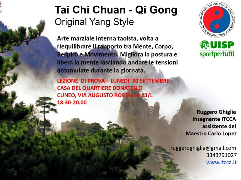 Tai Chi Chuan - Qi Gong - Associazione Casa Del Quartiere Donatello affiliata Acli Cuneo (CN)